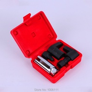 5PCS 22mm Oxygen Vacuum Lambda Sensor Remove Socket Set Kit Thread Chasers Spark Plug Car Tools
