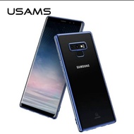 USAMS Samsung NOTE 9usms KINGDOM ULTRA SLIM TRANSPARENT SOFT CASE-BLUE