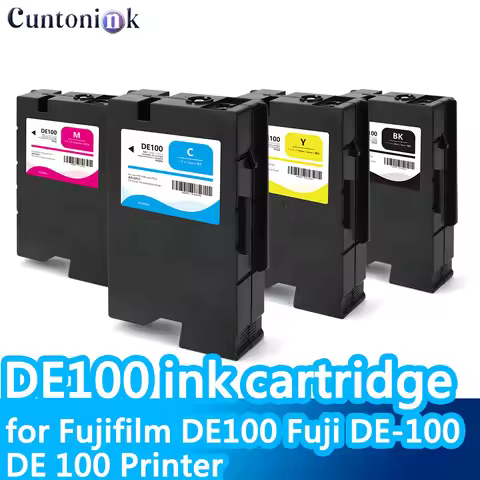 DE100 Ink Cartridge 200ml For Fujifilm DE100 Fuji DE-100 DE 100 Printer With Dye Ink With One Time U