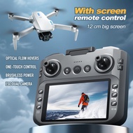 E88GT Drone HD Fotografi Udara 8k Tahan Lama Pesawat Kawalan Jauh Empat paksi Dengan Skrin Mainan Ka