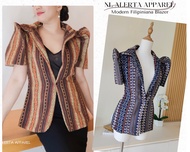 FILIPINIANA ETHNIC MESTIZA TOP BARONG BLAZER FOR WOMEN