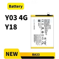 Battery For Vivo Y03 4G Bateri Y18 BA33