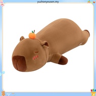 Cevo 100cm Capybara long plush sleeping pillow cute plushie capybara plush toy kid birthday gift