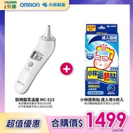 歐姆龍耳溫槍MC523+小林成人退熱貼6入*1盒