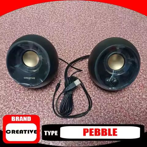 Creative Pebble Speaker Subwoofer 3D Surround USB Pure Sound Quality Mini Speaker Laptop PC Gaming A