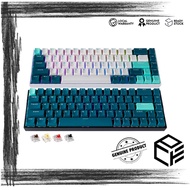 TECWARE B68+ WIRELESS MECHANICAL KEYBOARD ( BLACK / WHITE ) ( GATERON RED , BLACK , YELLOW , BROWN )