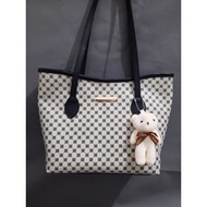 GANTUNGAN Cute college tote bag FREE RANDOM HANGER || Pastel college tote bag || Bag LatestWanita 20