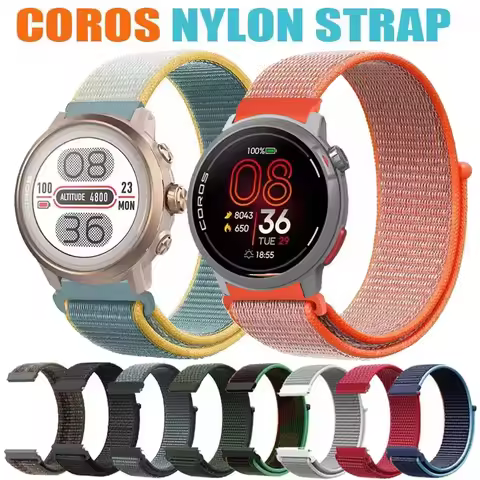 Nylon Strap Band For COROS PACE 3 Sports Watchband For COROS APEX 2 Pro/PACE 2 22/20mm Bracelet Wris