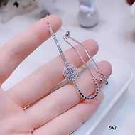 Lắc tay nữ kiểu dây rút chất liệu bằng bạc MS012t