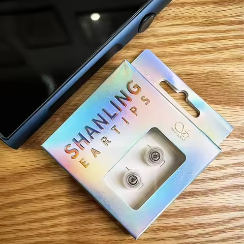 SHANLING SE100 Silicone Eartips with Built-In Metal Divider Reduce Second Harmonics Distortion for E