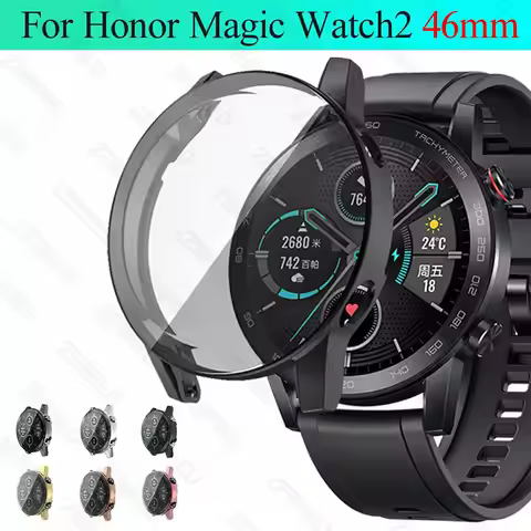 TPU Watch Protective Shell Case For Huawei Honor Magic Watch2 46mm,Screen Protector Shell For Honor 