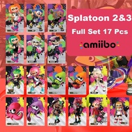 [Splatoon 3 漆彈大作戰3 amiibo 實體卡/代刷] NS switch  斯普拉遁3 Splatoon3 amiibo 代用卡 任天堂 一套17張 可選大卡/細卡