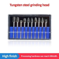 Mata Bor Tuner Porting 1 Set Lengkap Isi 10 PCS Cuner Porter Tungsten Carbide Untuk Melubangi Bubut 