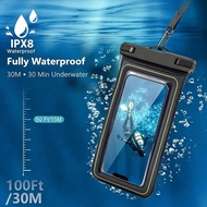 IP68 Floating Sponge Waterproof Phone Pouch, Swimming Diving Travel Outdoor Phone Dry Bag