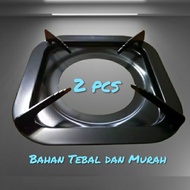 READY STOK (PROMO 2pcs) Tatakan / Dudukan Tungku Kompor Gas Rinnai Kaki 4 Rinai Bagus Tebal Kuat Awet