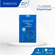 MEDICOS (7pcs) Junior HydroCharge™ 4ply Surgical Face Mask (Assorted Color) - 1 Pack