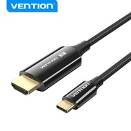 Vention สาย HDMI อัลลอยด์ชนิด C เป็น HDMI-A สำหรับ Samsung Galaxy S10/S9 Huawei Mate 20 P20 Pro Thunderbolt 3 USB หัวแปลงสัญญาณ HDMI