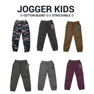 kids jogger pants unisex Twill cotton jogger..