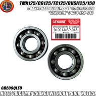 TMX125/CG125/TC125/RUSI125/150 CRANKSHAFT BEARING SET 63/28/63/28 "GEN.PACK" 91001-KSP-913(GBE09QLE)