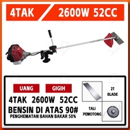REAIM Mesin Potong Rumput 4 Tak 52CC Powerfull Brush Cutter Gendong