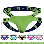 [ORLVS]Bikini Sexy men's thong pure cotton belt hollow panties fashion personality trend BS3511