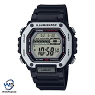 Casio Standard Digital Black Dial MWD110H-1A MWD-110H-1A Mens Resin Watch