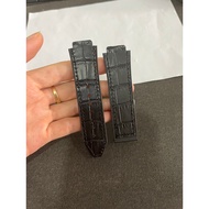 H.U.B.L.O Watch Strap. Case 38 Black Leather Lining Strap Size 15 - 23 - 20 FREE TOVIT REPLACEMENT B