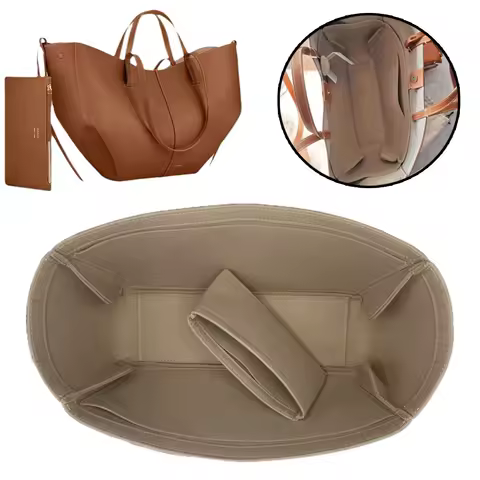 Fit for Polene Cyme Tote Organiser , Felt Insert Organizer Keep Mini Tote in Shape Liner Insert Prot