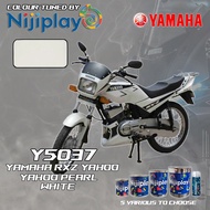 AIKKA Y5037 YAHOO PEARL WHITE YAMAHA RXZ YAHOO 2K MOTOR PAINT