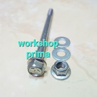 MESIN GANTUNGAN Lock Nut Bolt KeyRing 12 M8x110mm 11cm Engine Connection Hanger to Universal Frame C