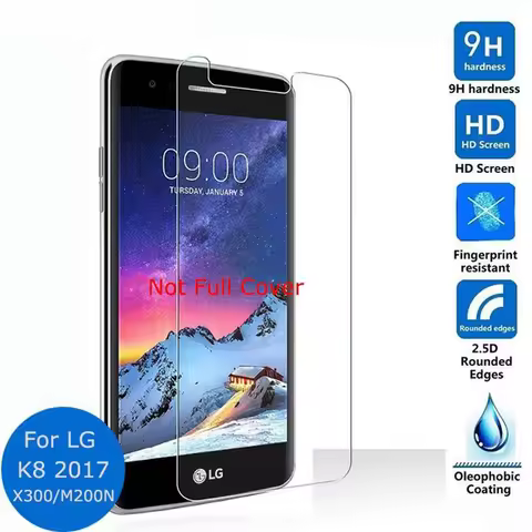 For LG K8 2017 Tempered Glass 9H High Quality Protective Film Explosion-proof Screen Protector For L
