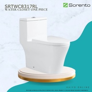 SORENTO SRTWC8317-RL WC Water Closet Rimless ONE PIECE Toilet Bowl Tandas Toilet Jamban 10 inchi