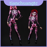 Women & Kids Halloween Skeleton Costume - Perfect for a Spooky Night Out