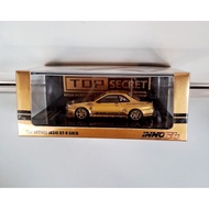 IN64-R34-TS-GOLD Inno Top Secret Nissan Skyline R34 Gold