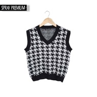 Black HS Pattern Vest (CODE: B128- 01)