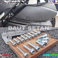 Xmax CVT Cover Bolt + Air Filter Screw (Two Key Mode)