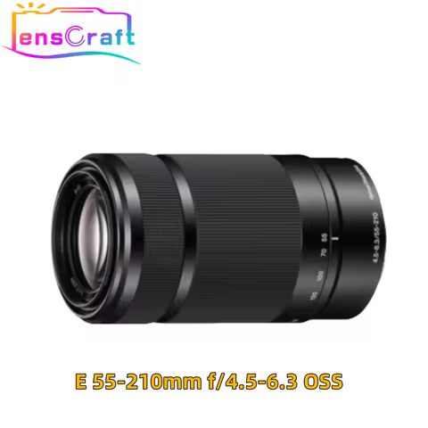 55-210 Lens E 55-210mm f/4.5-6.3 OSS E-Mount Lens (SEL55210) For Sony A5000 A5100 A6000 A6300 A6500 