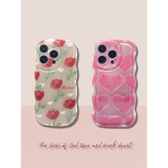 Secondhand Kingdom Apple Phone Case for iPhone 15Pro Max Niche Oil Painting Style Fresh and Chic Dro