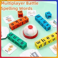 Literacy Fun Game Learning Children Jigsaw Letter Montessori Spell Word Game