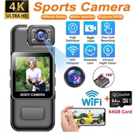Ultra HD 4K WiFi Mini Camera Portable Digital Video Recorder Police Body Cam Infrared Night Vision S