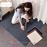 WINTE Carpet Floor Tiles Sticker, 40x40cm Anti Slip Rug Carpet Tiles, DIY Self Adhesive Square Soft 
