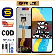 LCD OPPO A79/ A58 4G/ A98/ A1 2023/ A2 Compatible For Glass Touch Screen Digitizer