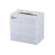 SMALL DRAWER BOX KEYWAY 6 COMPARTMENT 22.5x14.1x26CM DM3006 WHITE