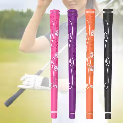 Golf Grips for Women Comfortable Strong Traction Shock Absorption Enhanced Grip Golf Club Grip Iron 