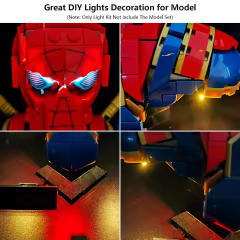 BRIXSPARK LED Lights Kit for Lego 76326 MOC Building Blocks, USB DIY Lights For Lego Man Minifigure,