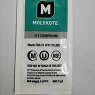 Dow Corning DC111 Valve and Faucet Lubrication MOLYKOTE 111 Pressure System Sealant Grease 6g
