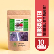 Teh Herbal Bunga Sepatu (Hibiscus tea) TEH KESEHATAN DAN KECANTIKAN