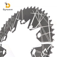 Dynwave Chainring Double 130BCD 52T -60 Road Round Aluminum Alloy Chain for 7/8/9/10