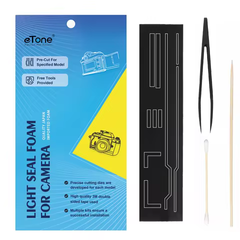 eTone Self Adhesive Light Proof Seal Foam Sponge Custom Repair Kits for Canon AE-1 Camera Photograph