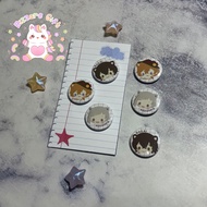 Chuuya Dazai Atsushi TRIO Mini Pin Bungou Stray Dogs BSD Anime Merch